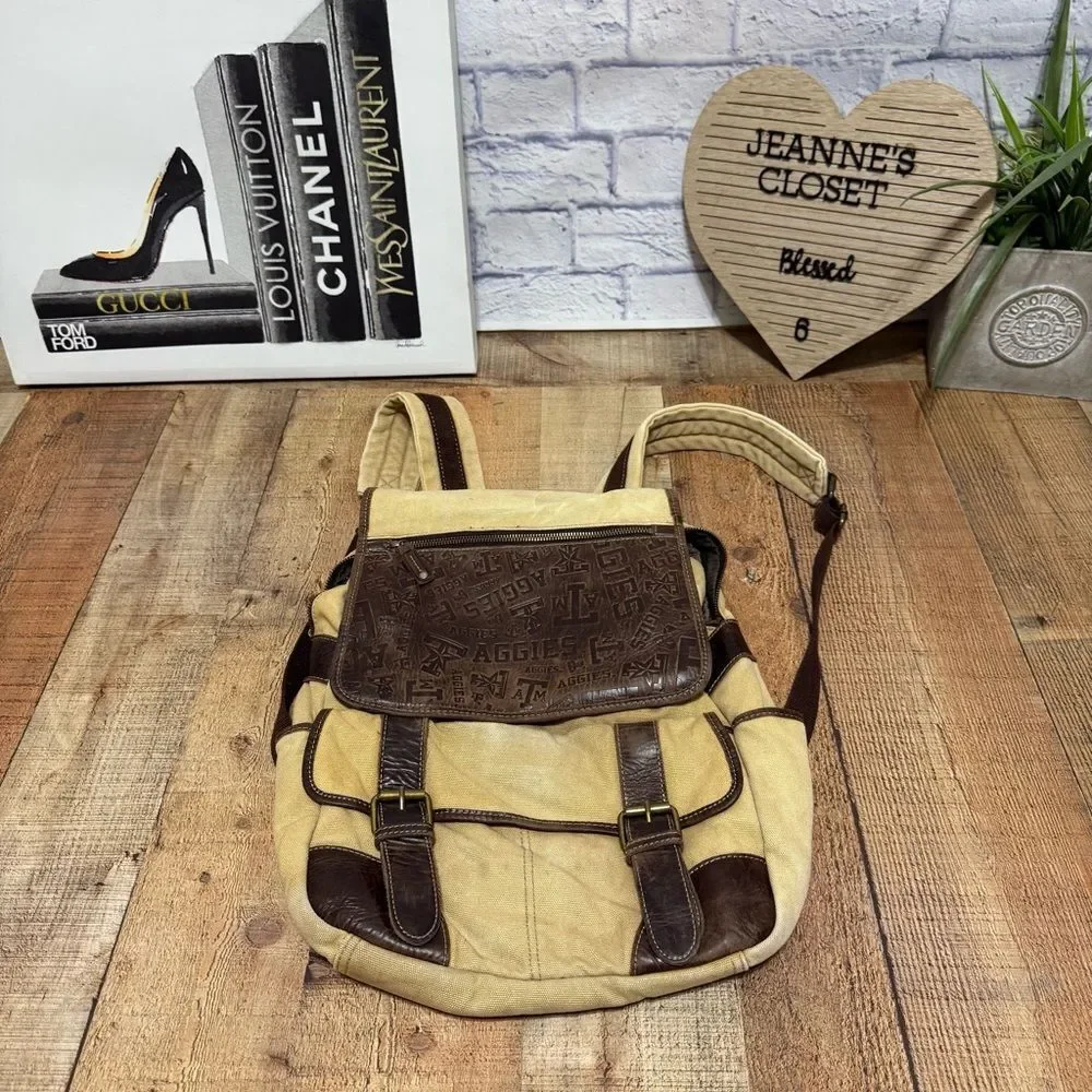 Fossil ATM aggies backpack A&M **has flaws** rare hard to find